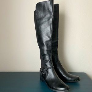 Marc Fisher Boots in Black Leather